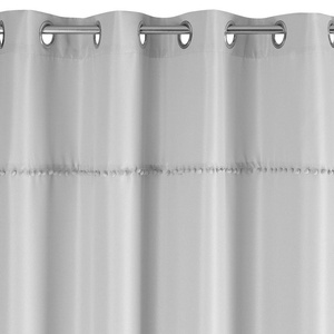 Defne Decorative Curtain 135 x 260 Steel