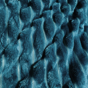 Blanket 160 x 200 Microfiber Stamped Stripes Nuvio 11