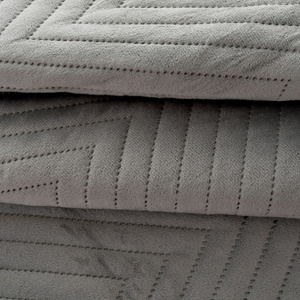 Bedspread 220 x 240 Herringbone Velvet Caden 01
