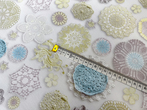 Tablecloth 140 cm Decorative by the Meter Lena 31