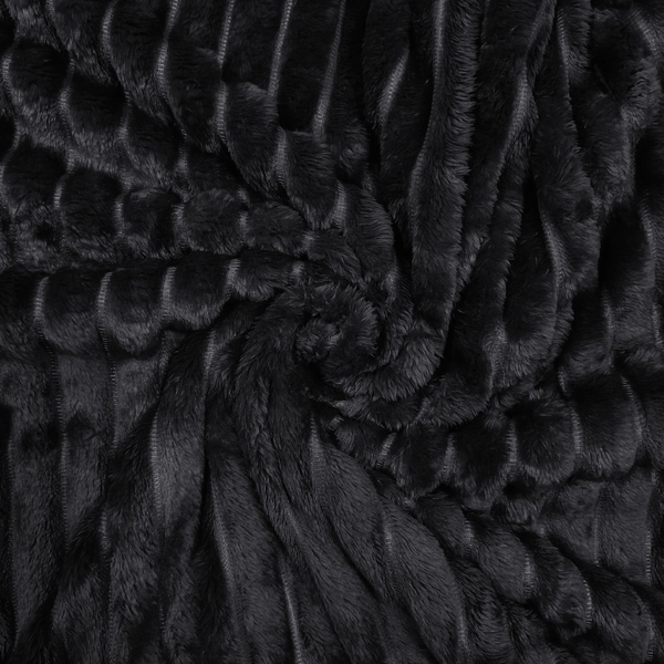 Koc 200 x 220 Mikrofibra Tłoczona Pasy Nuvio 08