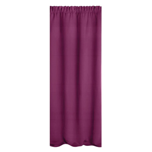 Curtain 140 x 250 Blackout Tape Hold Amaranth