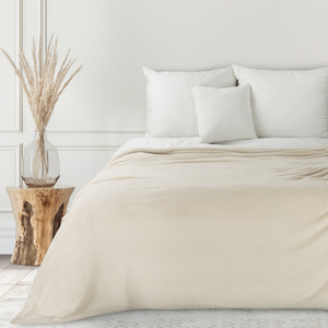 Clarissa Microfiber 150 x 200 Blanket Uniform Cream