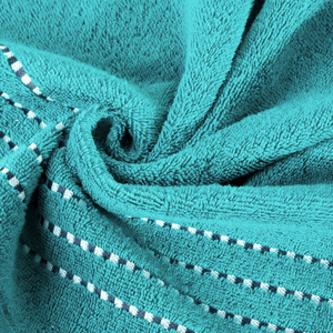 Fiore Bath Towel (14) 50 x 90 Turquoise