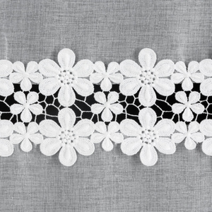 Zasłona 140 x 270 Dekoracyjna Gotowa KAJA 2szt Bia