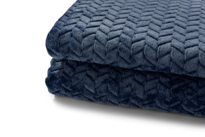 Blanket 200 x 220 Microfiber Embossed Plush Ala Houndstooth 3D 06