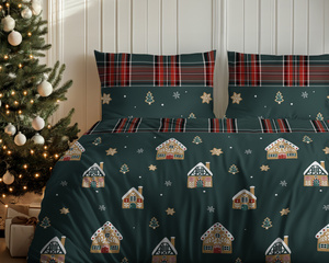 Bedding 220 x 200 3pc Vicenza Cotton pattern 5816B