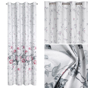 Curtain 140 x 250 Decorative Lea Sliders Sr+Pink