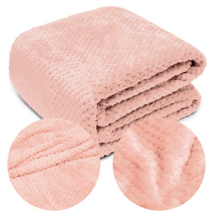 Blanket 200 x 220 Microfiber Jacquard Ricky Powdered