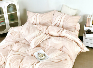 Bedding 160 x 200 3pcs Satin Cotton no. A1839