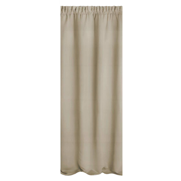 Zasłona 140 x 270 Blackout Taśma Hold Beżowy