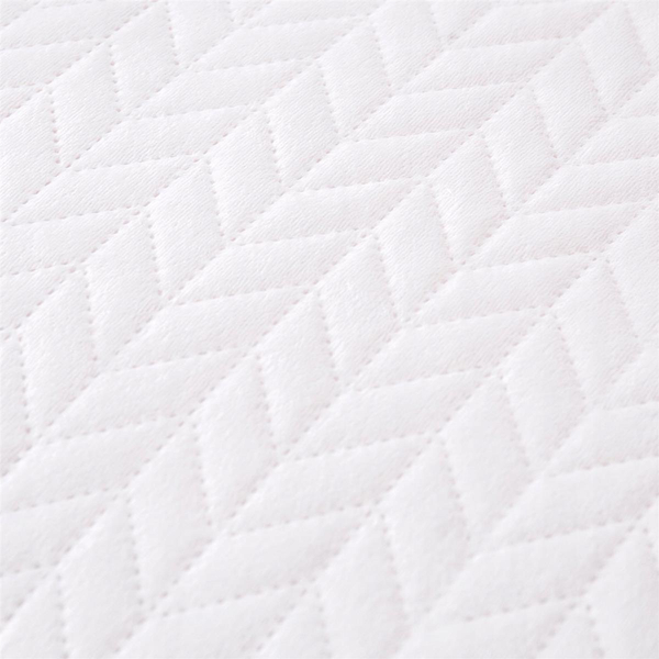 Narzuta 240 x 260 Pikowana Velvet Moxie Biały