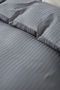 Bedding 140 x 200 2pc Cotton Adamashe Graphite