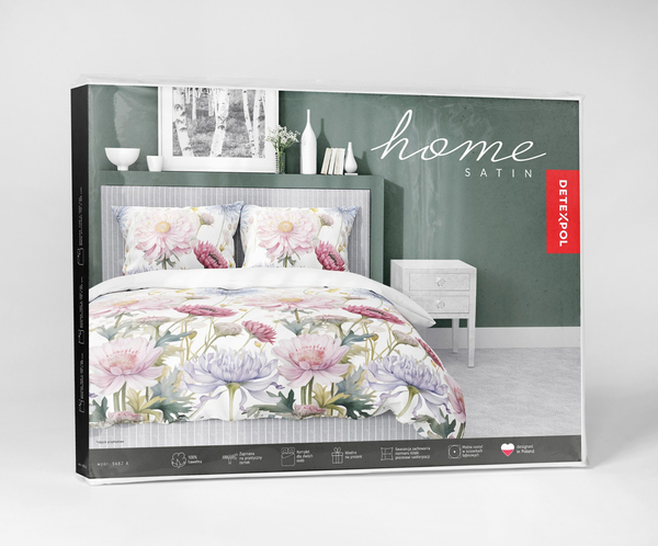Pościel 140 x 200 2cz Asti Satynowa Bawełna 5482A