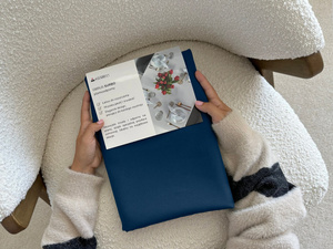 Tablecloth 120x220 Stain-Resistant Surbo Navy Blue