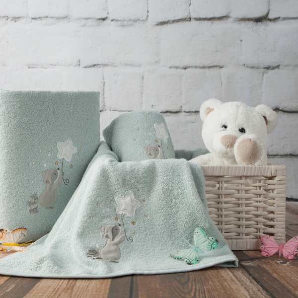 Ręcznik Kąpielowy Dziecięcy Baby48 50 x 90 Niebies
