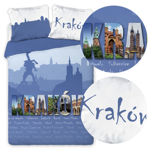 Pościel 160 x 200 Młodzieżowa Travel Kraków
