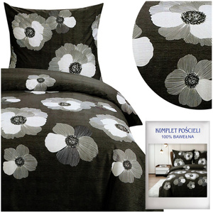 Bedding 140 x 200 2pcs Cotton Satin No. A1604