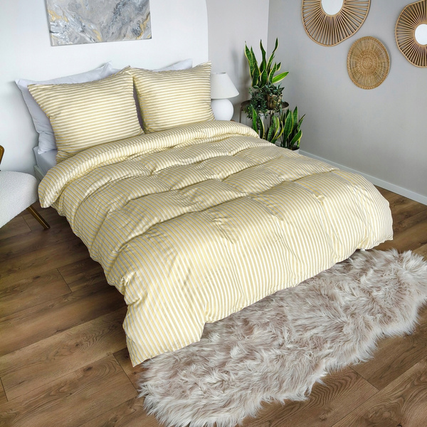 Pościel 220 x 200 3cz Mikrofibra w Pasy Eusebia Home 11