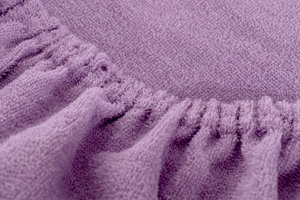 Terry Bed Sheet with Eraser 135_D Light Purple 180x200