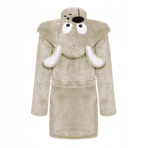 Children's Bathrobe with Hood M 120 Doggie