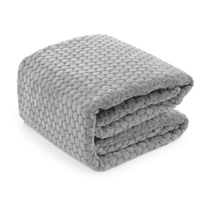 Blanket 200 x 220 Microfiber Embossed Plush Ala 3D Circles 02