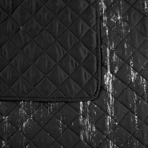 Quilt 170 x 210 Printed Blink/1 Black+Silver