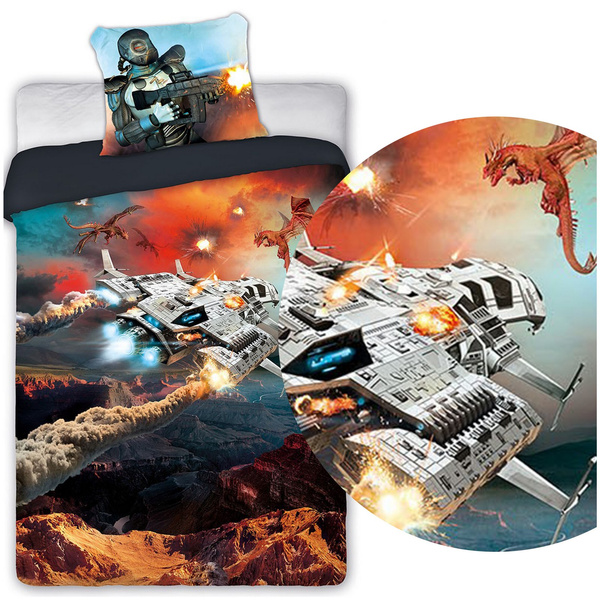 Pościel Młodzieżowa nr 429 Gamer 140x200NP 2 części 70x90