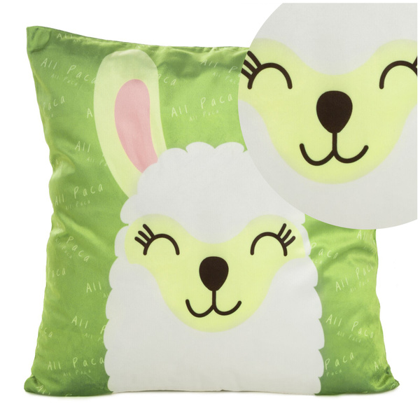 Poszewka 45 x 45 Dekoracyjna Velvet Kids 2C Ziel