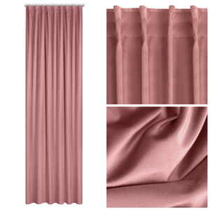 Curtain 140 x 300 Decorative Velvet Madlen C.Pink