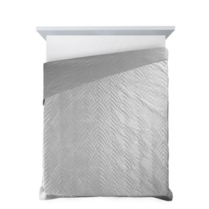Narzuta 220 x 240 Pikowana Velvet Luiz6 Srebrny