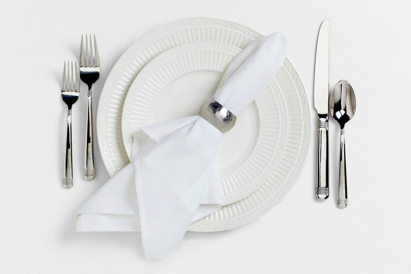 Obrus 140x340 Plamoodporny Klasyczny Elegant Biały