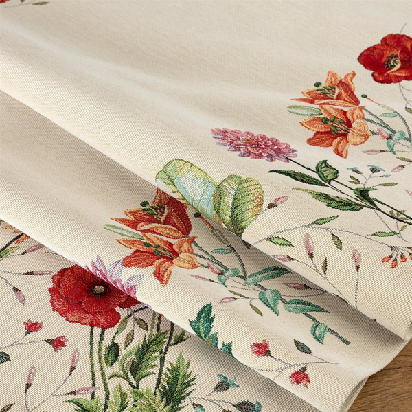 Obrus 140 x 180 Dekoracyjny Gobelinowy 1239 Natur