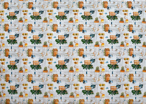 Tablecloth Vinyl Table Cover 140 x 140 Gosia 07