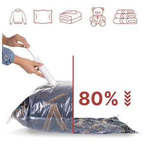 Vacuum Storage Bags for Clothes, Bedding, Textiles - 12 pcs Noah
