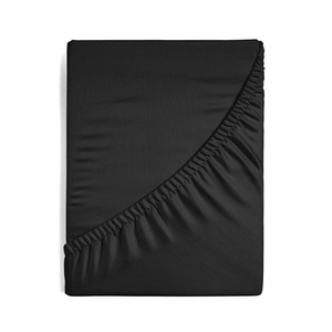 Bed sheet 180 x 210 Makosatin Nova Black