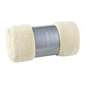 Koc 150 x 200 Mikrofibra Ricky1 Beżowy