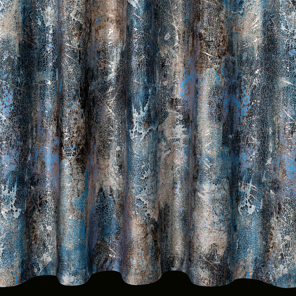 Zasłona 140 x 270 Welwet Taśma Ester Turkus