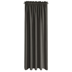 Blackout Logan Tape Curtain 140 x 270 Graphite