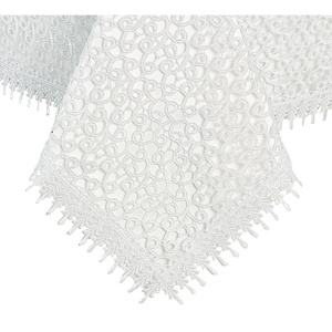 Round Tablecloth Ø 85 Gipiura Pattern 058 White