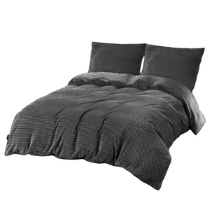 Bedding set 160 x 200 3 pcs Microfiber Bear Stripes Ayse 2256