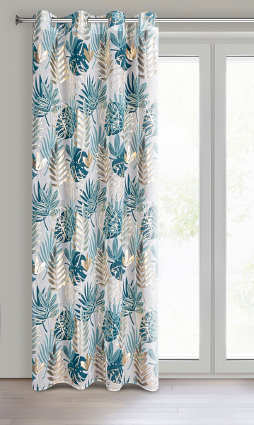 Zasłona 140 x 250 Dekoracyjna Przelotki Keli Tu+Zł