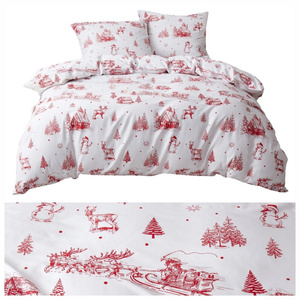 Pościel 220 x 200 3cz Satyna Bawełniana Laponia