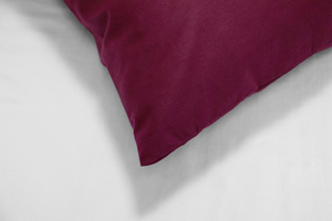 Cotton pillowcase 45 x 45 Uniform Ola Maroon Maroon