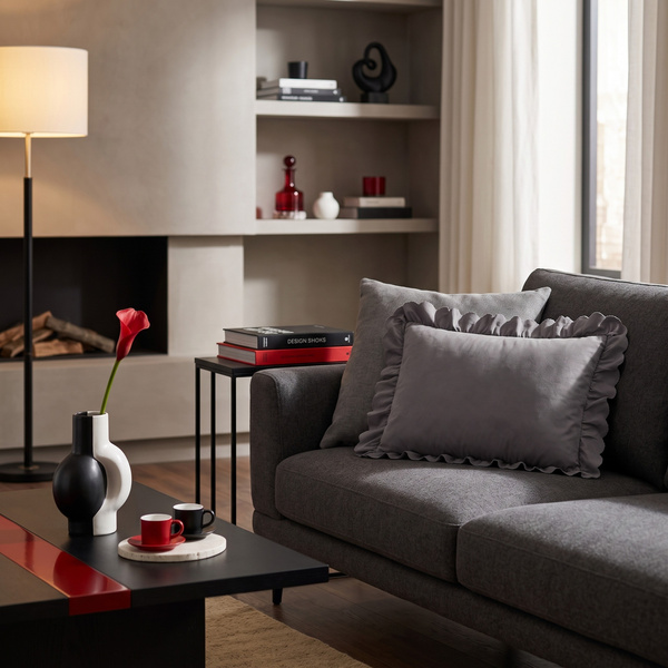 Poszewka 40 x 60 z Falbaną Luxury Jowita 06