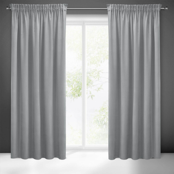 Zasłona 140 x 270 Dekoracyjna Pierre Cardin Sibel Szary