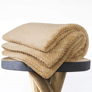 Blanket 70 x 150 Microfiber Jacquard Monte Beige