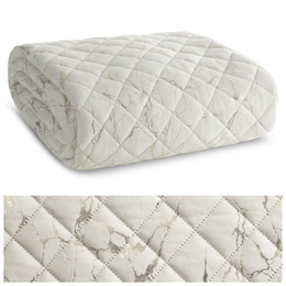 Bedspread 170 x 210 Quilted Velour Blink4 B+Szam