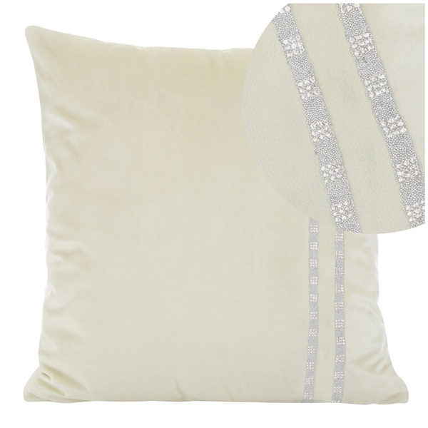 Poszewka 45 x 45 Dekoracyjna Glen2 Kremowy