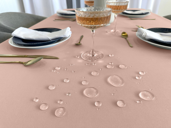 Tablecloth 120x240 Stain-Resistant Surbo Powder Pink